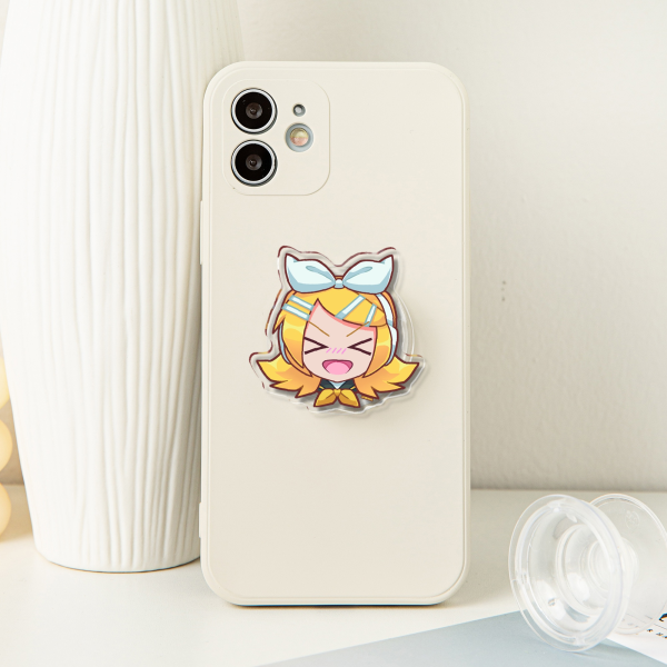 Kagamine Rin - Acrylic Airbag Phone Holder - 1.96"(50mm), Clear