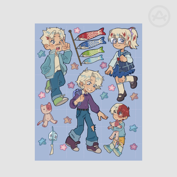 Todofam Sticker Sheet