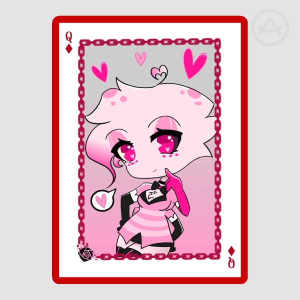 Angel Dust Playing Card Sticker