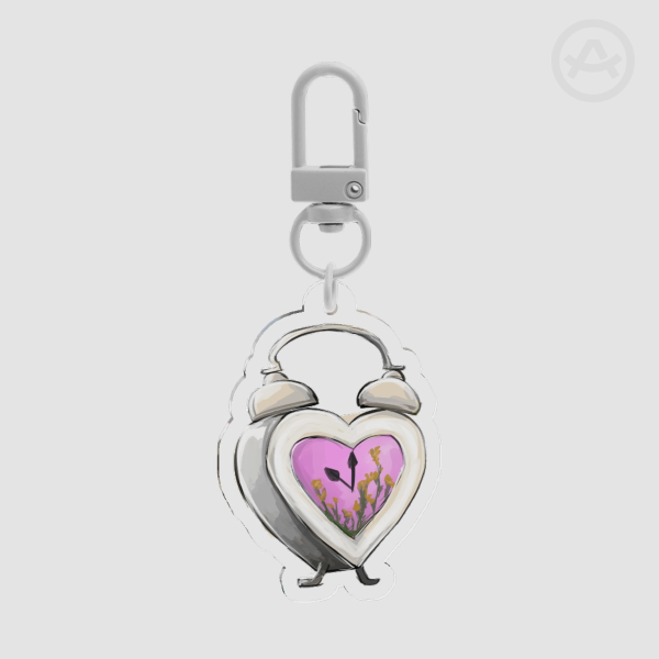 Alarm Clock Small Keychain - Random Collab