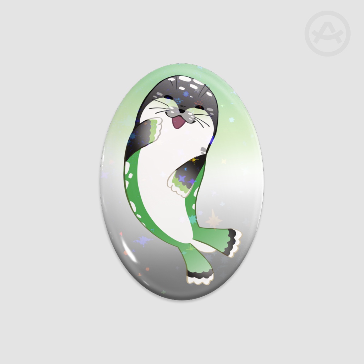 Aromantic Seal Badge
