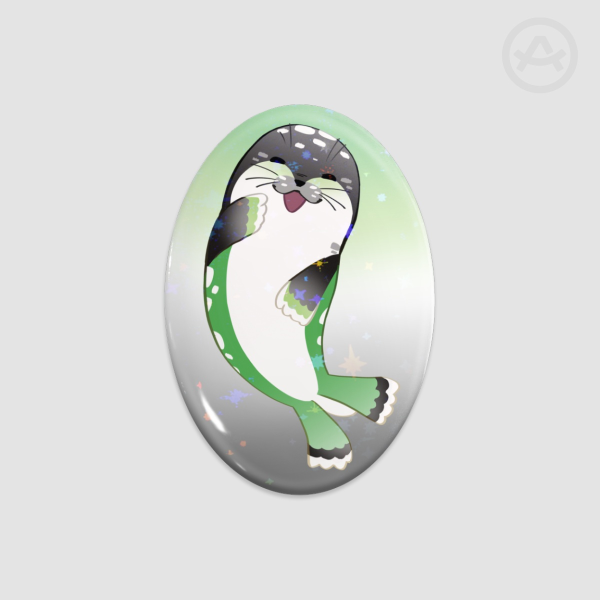 Aromantic Seal Badge