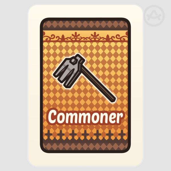 YTTD Commoner Card Stickers