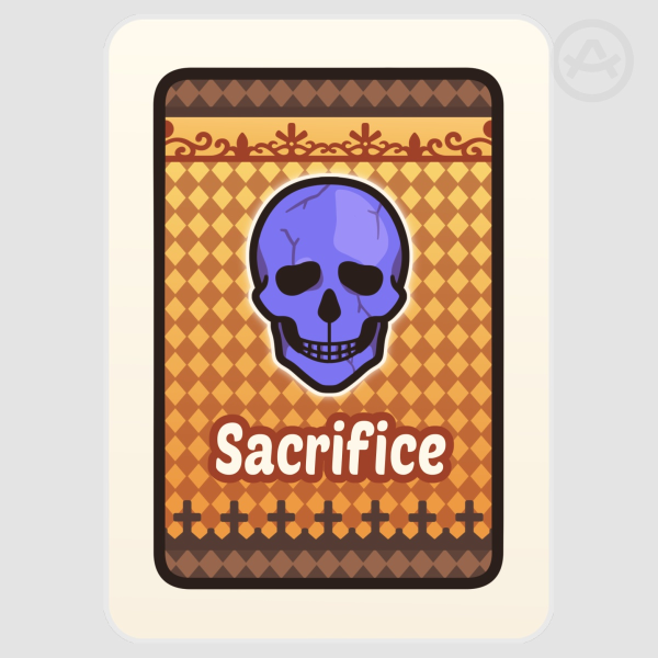 YTTD Sacrifice Card Stickers