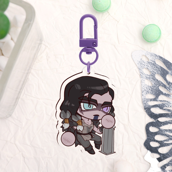 Yasha Clear Acrylic Keychain