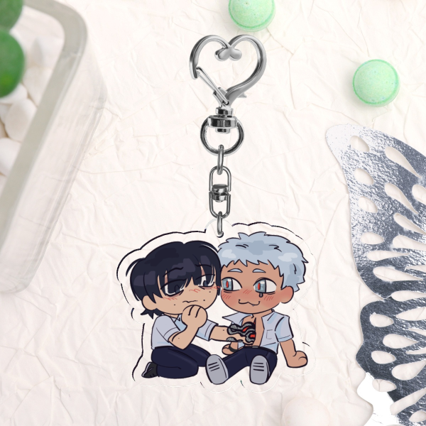 Yoshiki x Hikaru Clear Acrylic Keychain