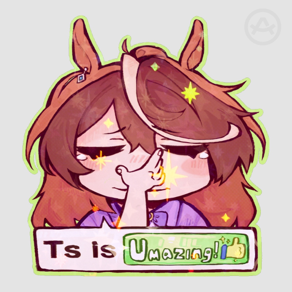 Ts is Umazing Die Cut Sticker