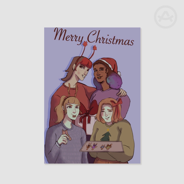 christmas gurls Poster Printing