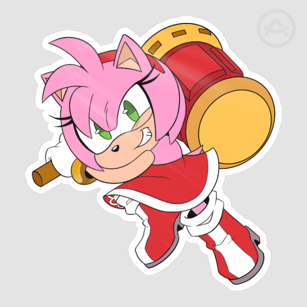 Amy Rose | Glossy Sticker