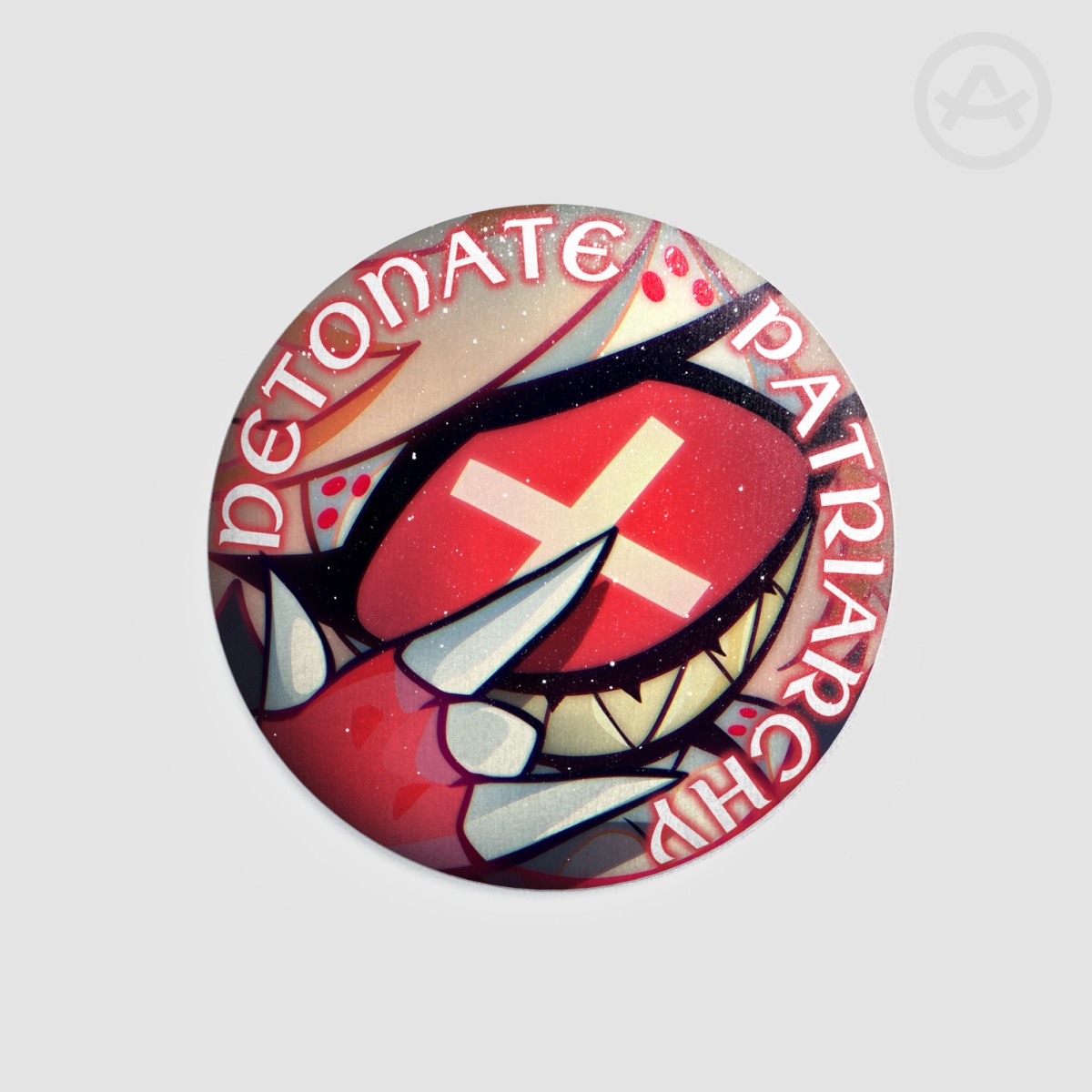 Cherri Bomb (Hazbin Hotel) Badge/Button Pin by Lei - ACGGOODS