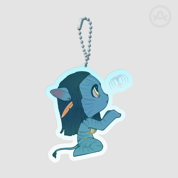 Neytiri and Woodsprite Clear Acrylic Keychain