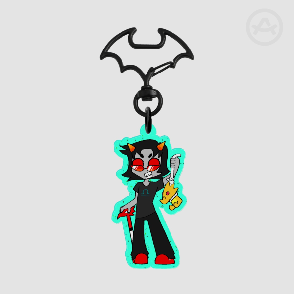 Terezi Pyrope emo art style acrylic charm