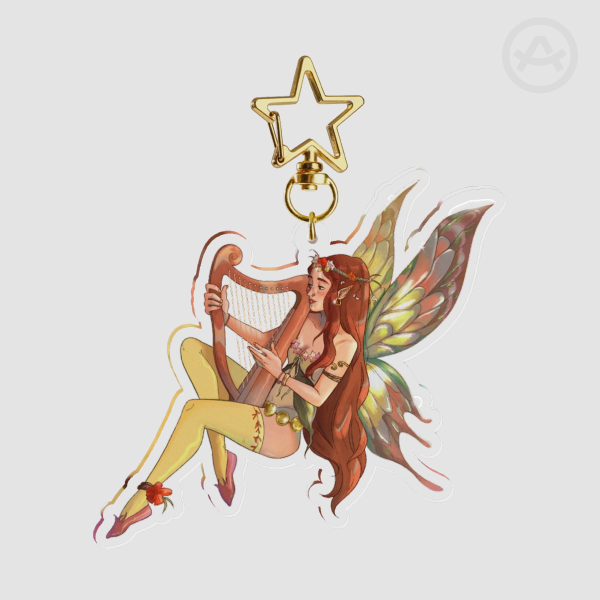 Harp fairy Keychains