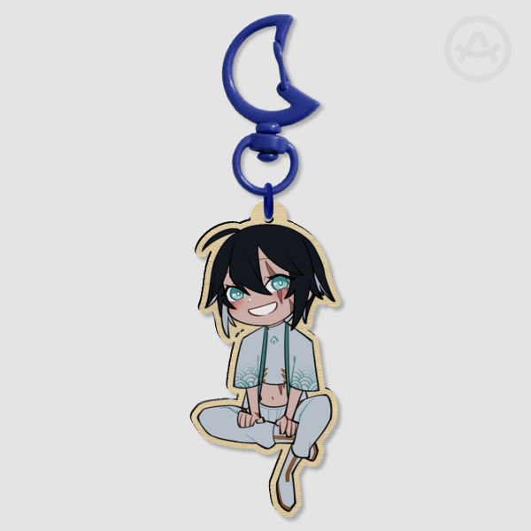 Orca Shiki Wood Charm