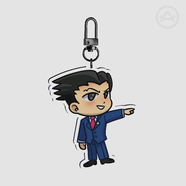 Phoenix Wright Keychain
