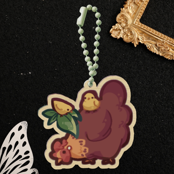 Chicken keychain!