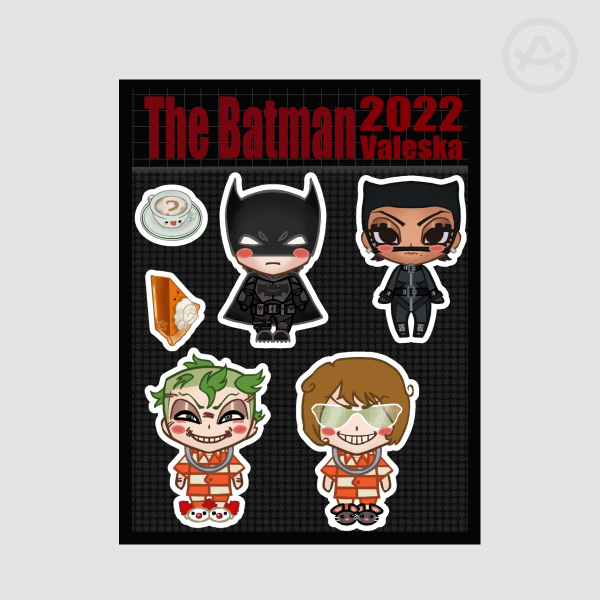 The Batman (2022) Paper Sticker Sheet