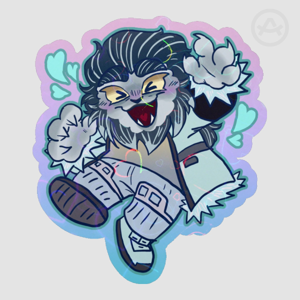 Freddy Yeti Sticker