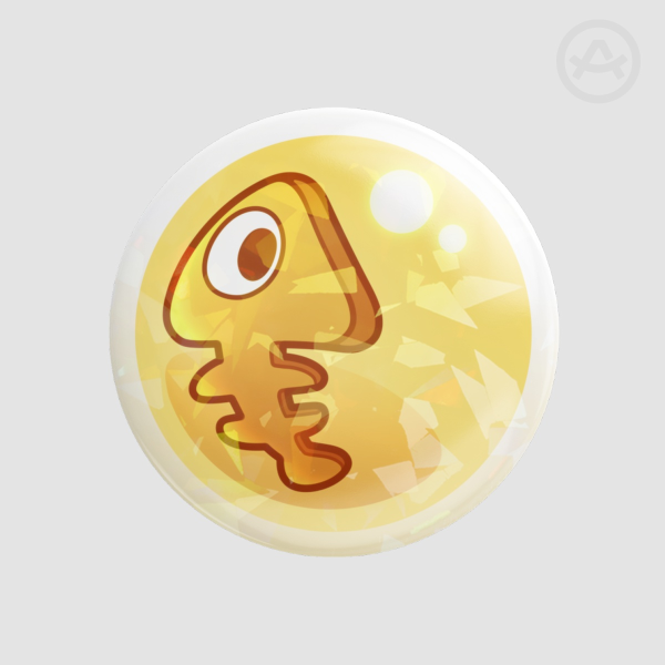 Salmon Run Golden Egg Button