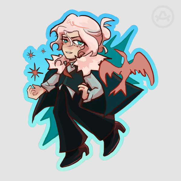 Iyla Colored Edge Die Cut Sticker
