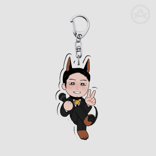 KaraFami Iko - Dog Kyouji - Clear Acrylic Keychain