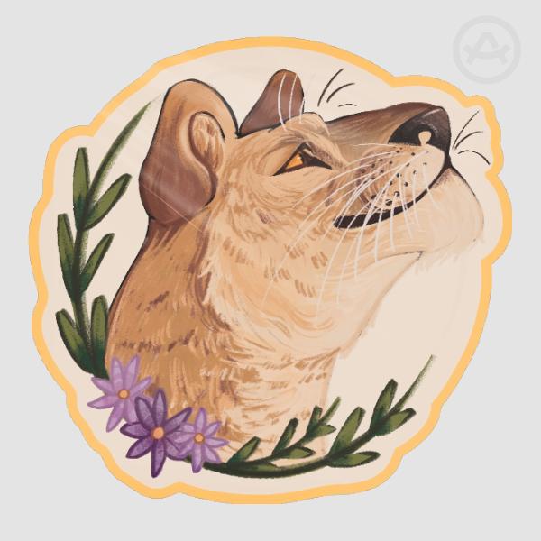 Lion Die Cut Stickers