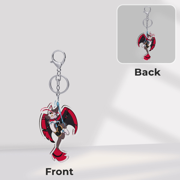 Captive Critters Keychain - Husky