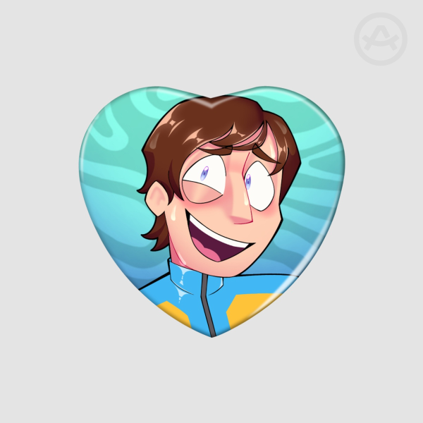 Waterboy 🟆 Heart Shape Badge