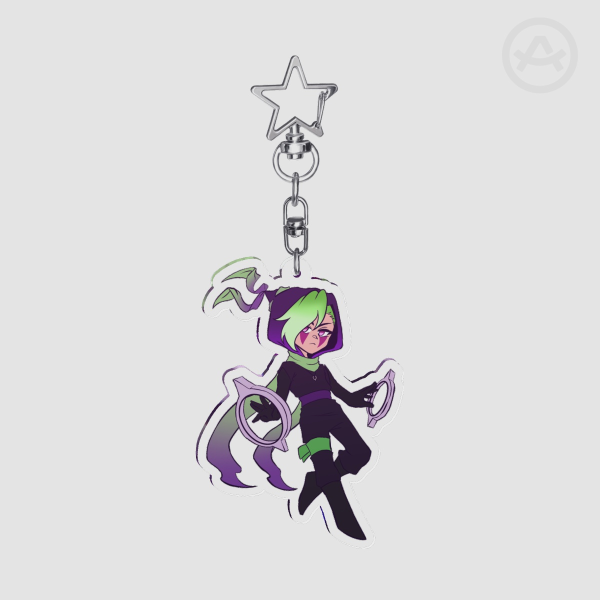 Kholrabi cookie keychain