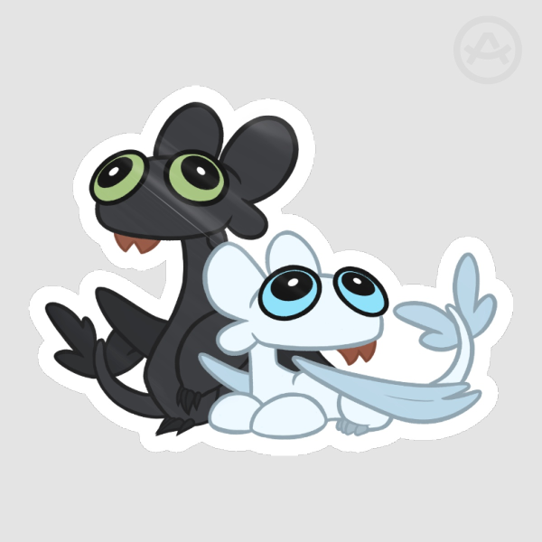 Colored Edge Die Cut Stickers