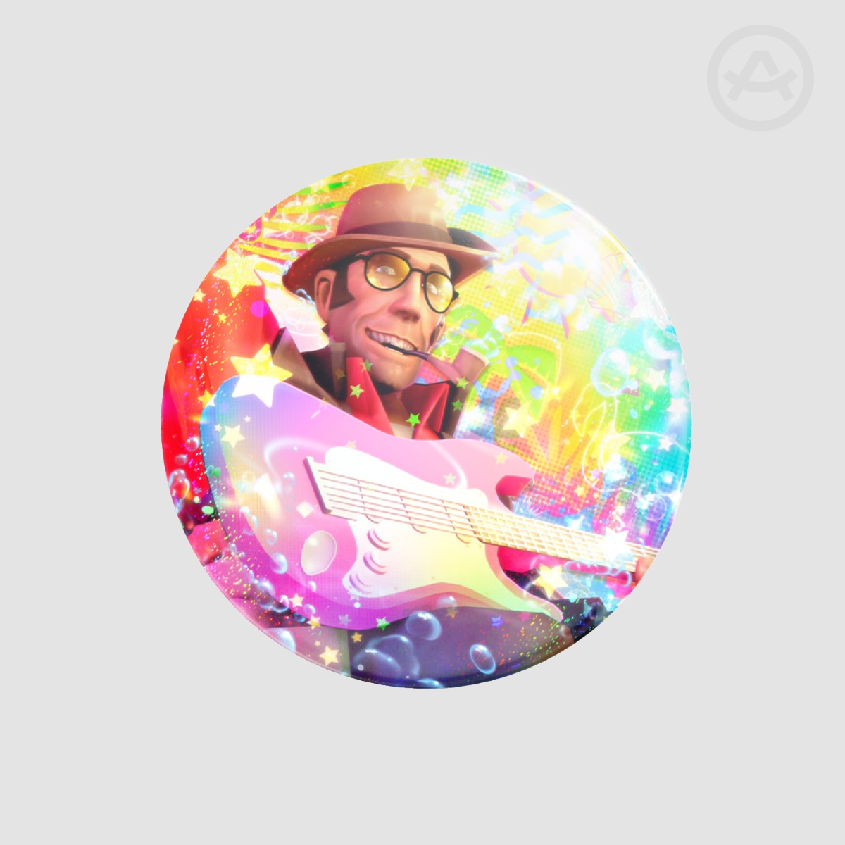 Sniper Wilde Summer Badge (Sand Star Holo)