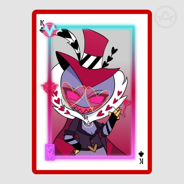 Valentino Playing Card Sticker