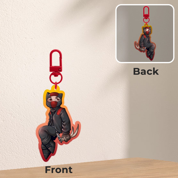 Clancy // Acrylic Keychain