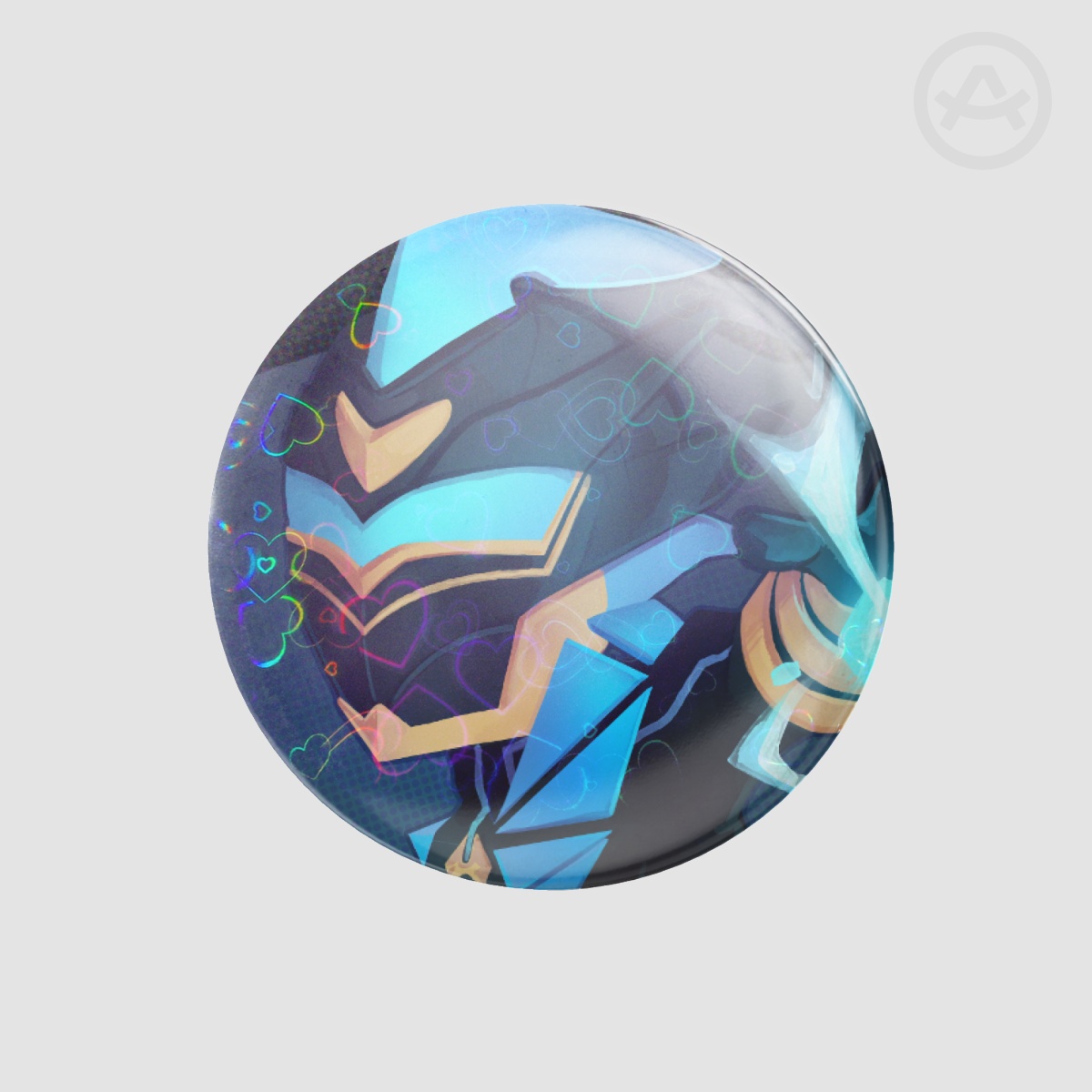 E-Soul Chibi Button Pin