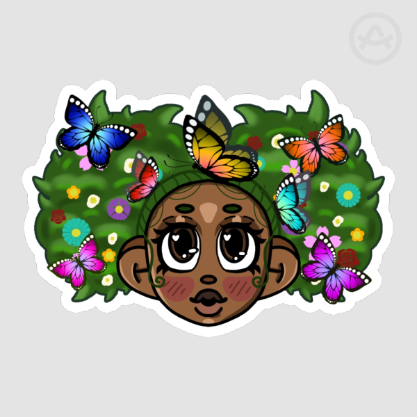 Flower Bushes Sticker