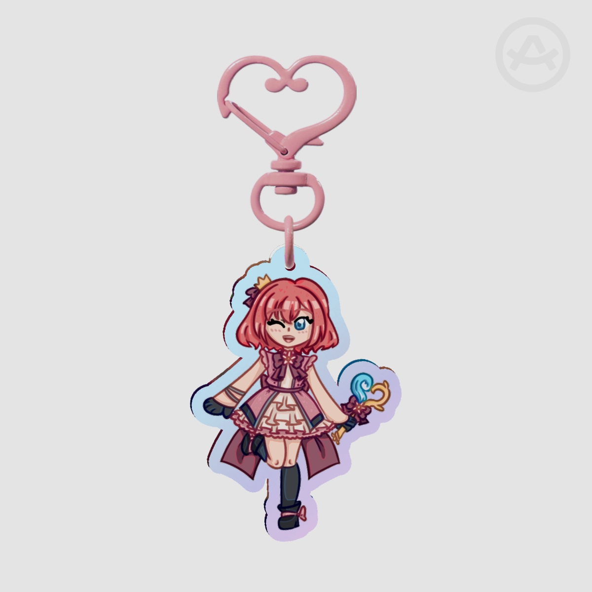 Kairi Magical Girl Rainbow Acryllic Keychain