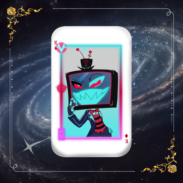 Vox Playing Card Pin