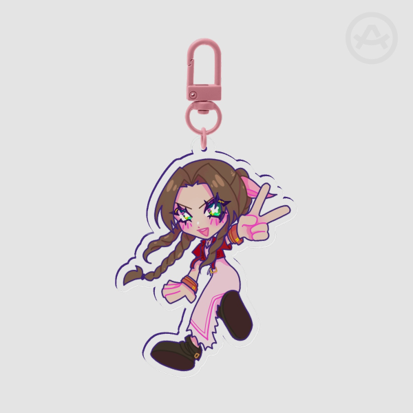 Aerith Gainsborough Keychain Charm
