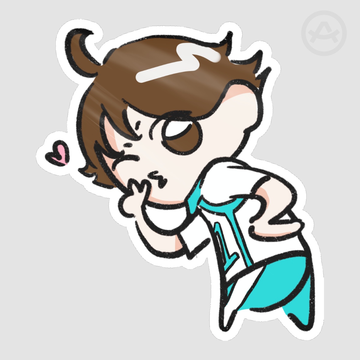 Oikawa Derpy Sticker