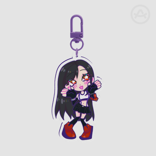 Tifa Lockhart Keychain Charm