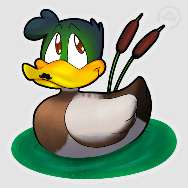 Spring Mallard Sticker