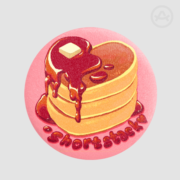 🥞Pancake Shortstack - Plush Badges