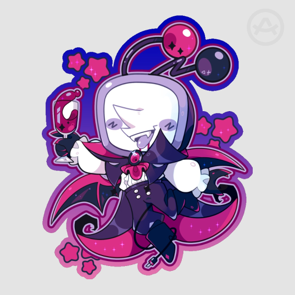 Vampire Tenna Sticker Mini