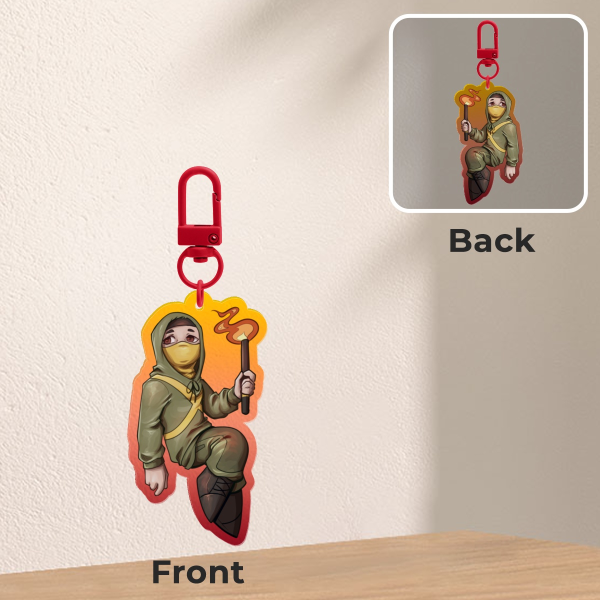 Torchbearer // Acrylic Keychain