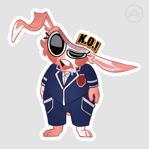 Harley (Dent) Matte Die Cut Sticker