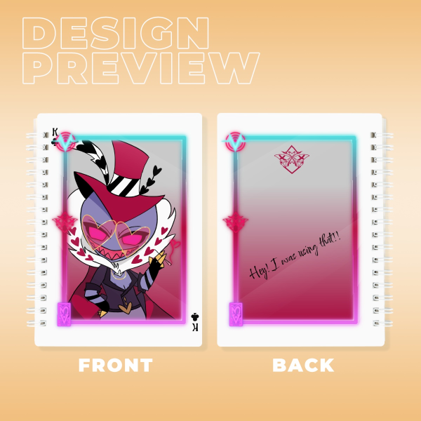 Valentino Playing Card Notebook