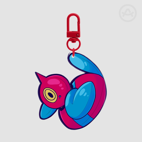 Porygon Z Pokeducky Keychain