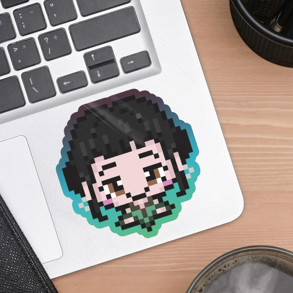 Zoey Coated Paper Sticker – KPOP Demon Hunters 💚
