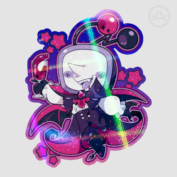 Vampire Tenna Holo Sticker Mini