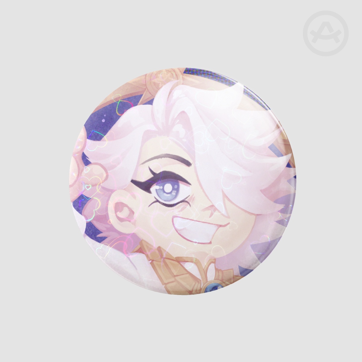Nice Chibi Button Pin